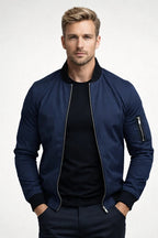 Daan | Heren Casual Mouwzak Kort Bomberjack