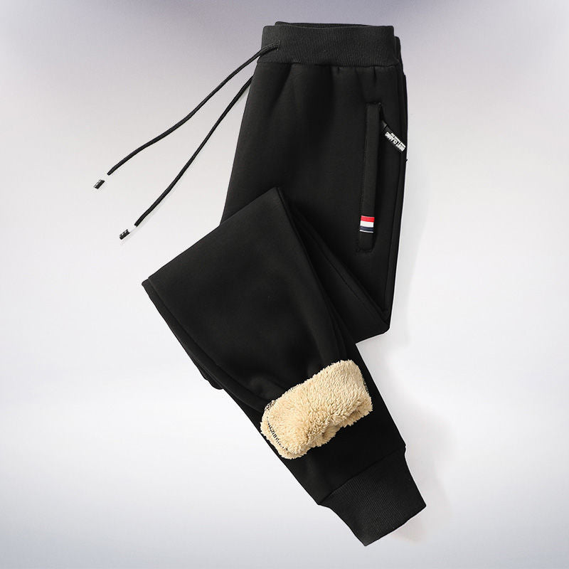 Daan | Heren Sportieve Gevoerde Ritszakken Elastische Taille Toelopende Joggingbroek