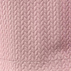 Fleur | Dames Kabelpatroon Ronde Hals Lange Pofmouwen Sweater