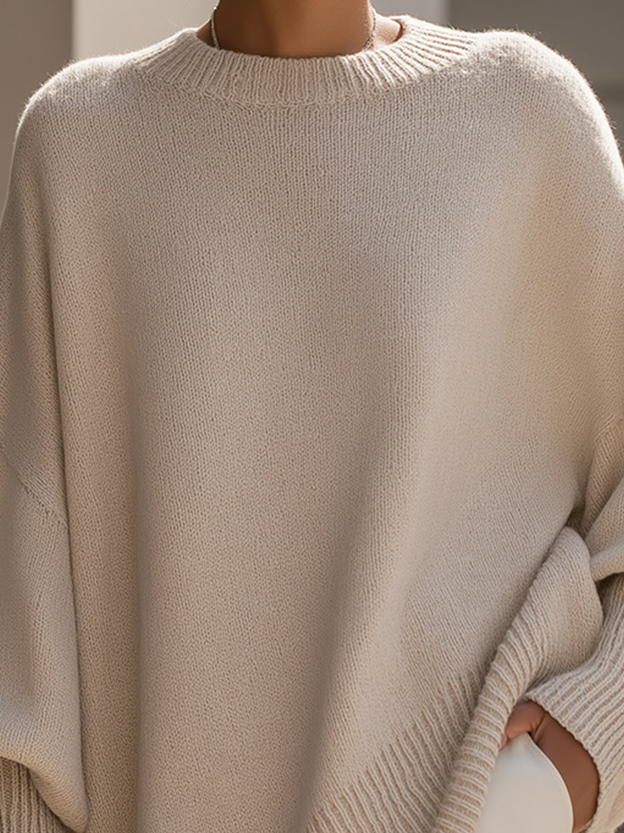 Lara | Dames Asymmetrische Zoom Vleermuismouw Poncho