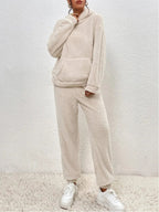 Noor | Dames Oversized Capuchon Kangoeroezak Lange Mouw Huispak
