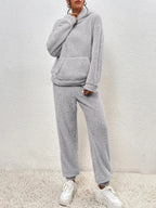 Noor | Dames Oversized Capuchon Kangoeroezak Lange Mouw Huispak