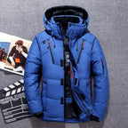 Sander | Heren Outdoor Opstaande Kraag Capuchon Ritszakken Regular-fit Pufferjas