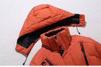Sander | Heren Outdoor Opstaande Kraag Capuchon Ritszakken Regular-fit Pufferjas