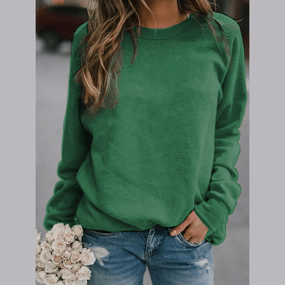 Sanne | Dames Casual Ronde Hals Raglanmouwen Losvallende Sweater