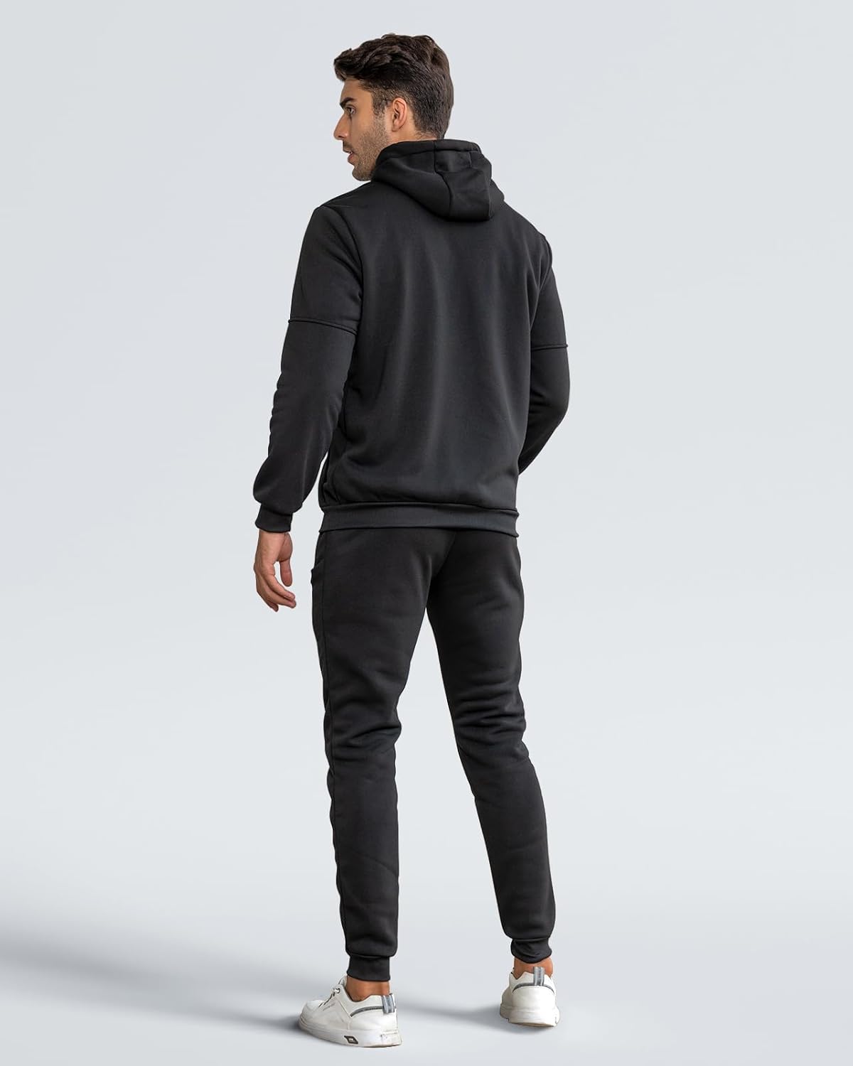Sem | Heren Sportieve Rits Capuchon Slim-Fit Tweedelig Trainingspak