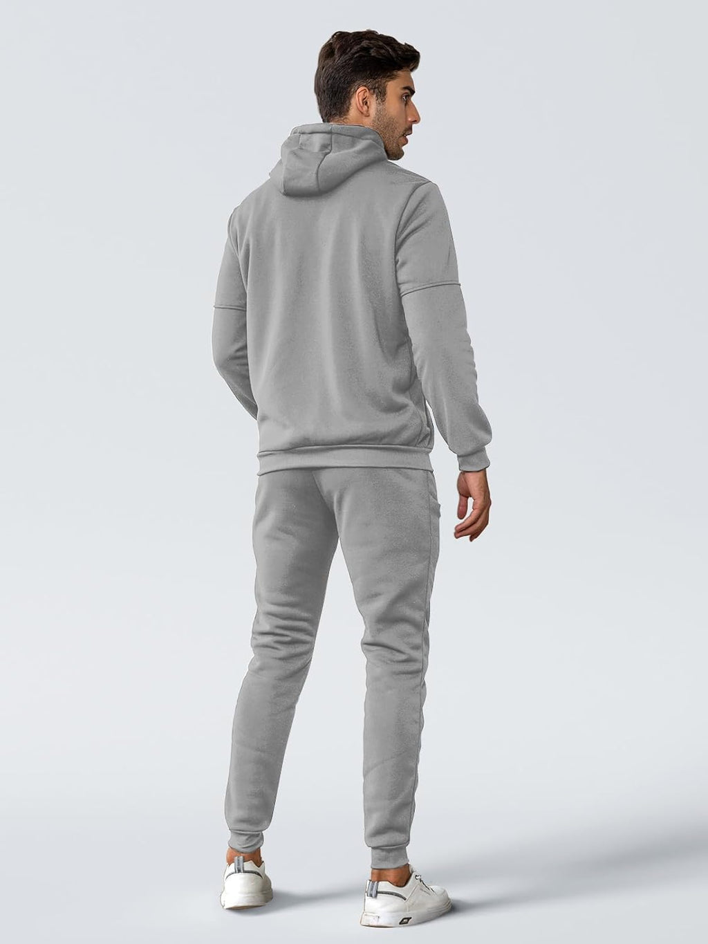 Sem | Heren Sportieve Rits Capuchon Slim-Fit Tweedelig Trainingspak