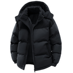 Thijs | Heren Casual Colorblock Hoge Kraag Capuchon Regular-fit Pufferjas