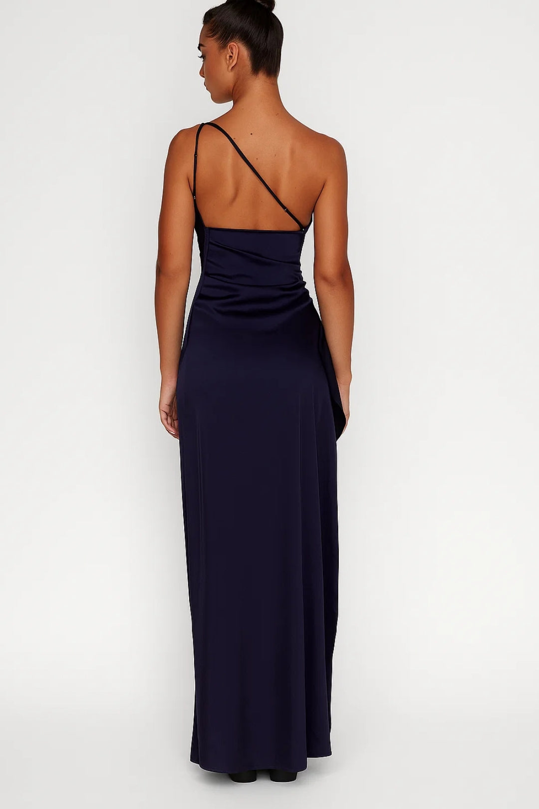 Vera | Dames Elegante One-Shoulder Hoge Split Maxi Jurk